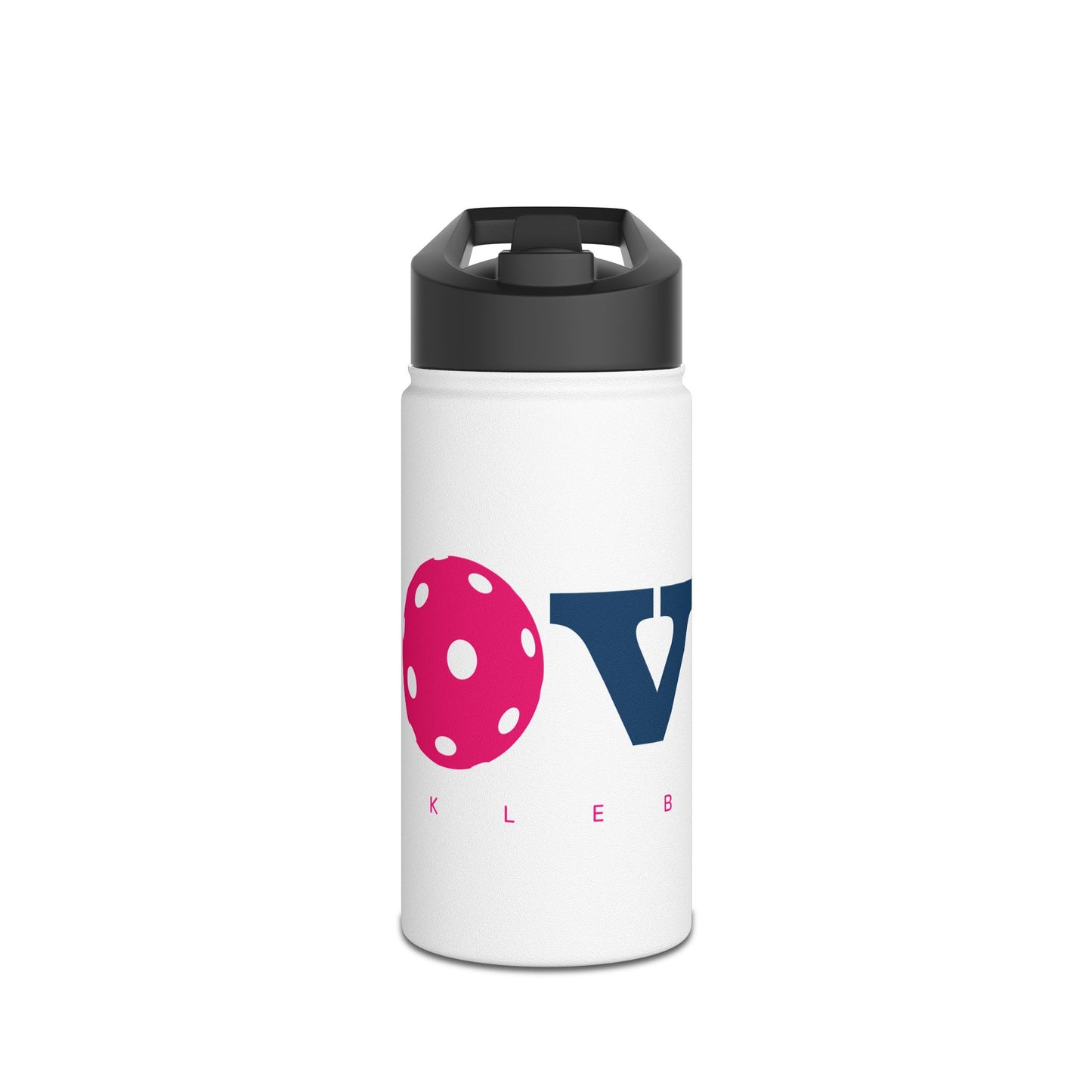 Love Pickleball II Stainless Steel Water Bottle, Standard Lid