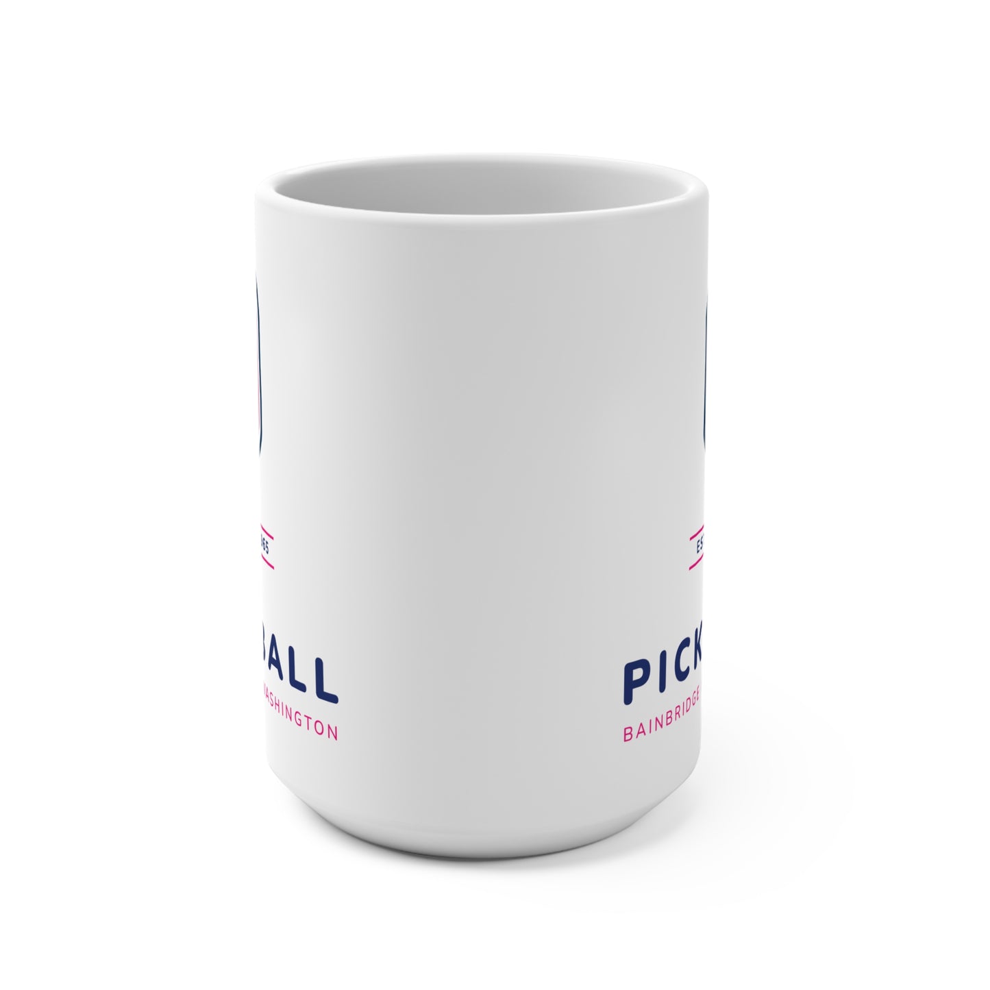 1965 Pickleball Pink Paddles Mug 15oz