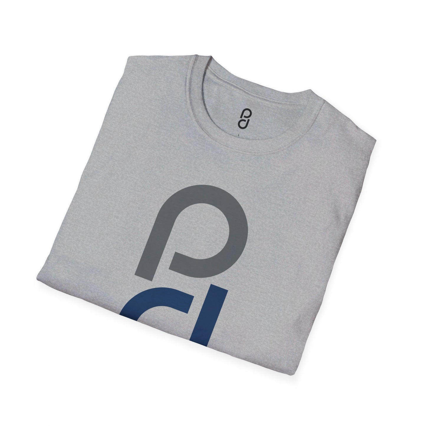 PD Pickleball Blues II - Gray Blue Unisex Softstyle T-Shirt