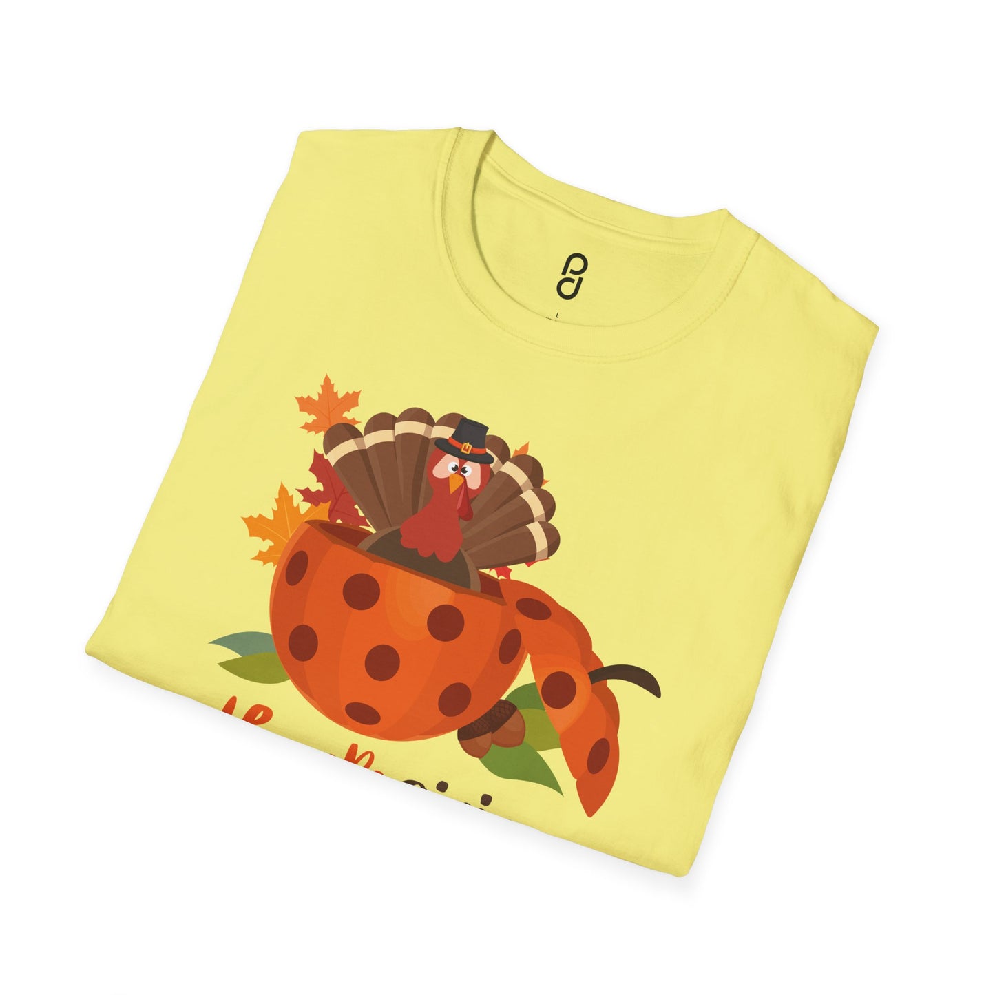 Thanksgiving Turkey Pickleball Unisex Softstyle T-Shirt