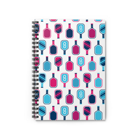 1965 Pickleball Paddles Spiral Notebook - Ruled Line