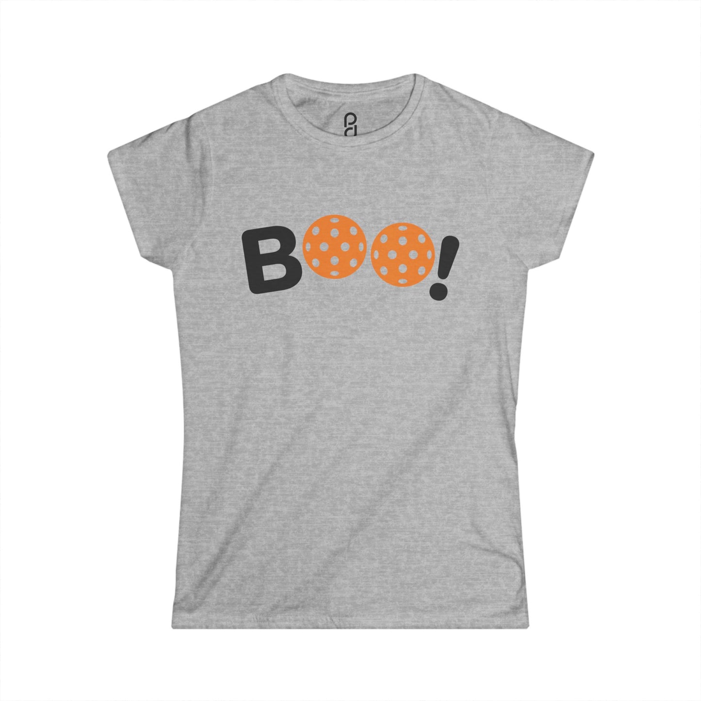 Pickleball Halloween Boo Women's Softstyle Tee