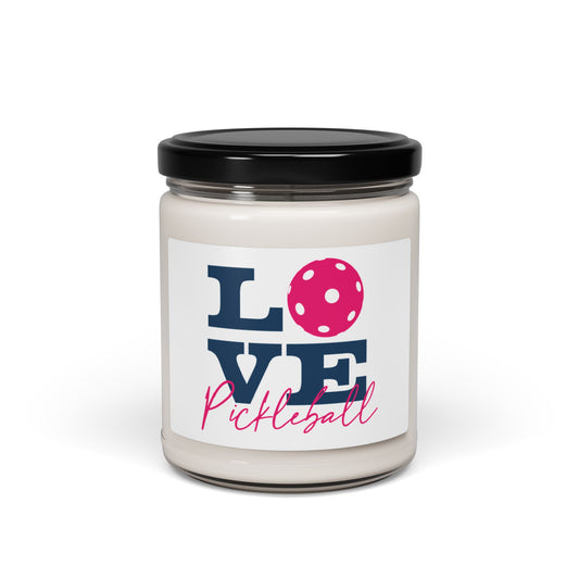 Love Pickleball I Scented Soy Candle, 9oz