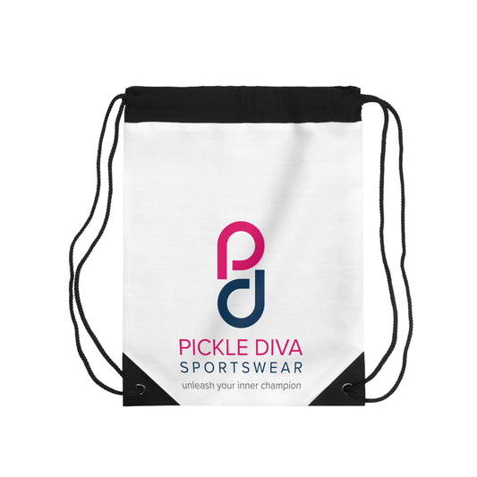 Pickleball Diva Inner Champion I Drawstring Bag