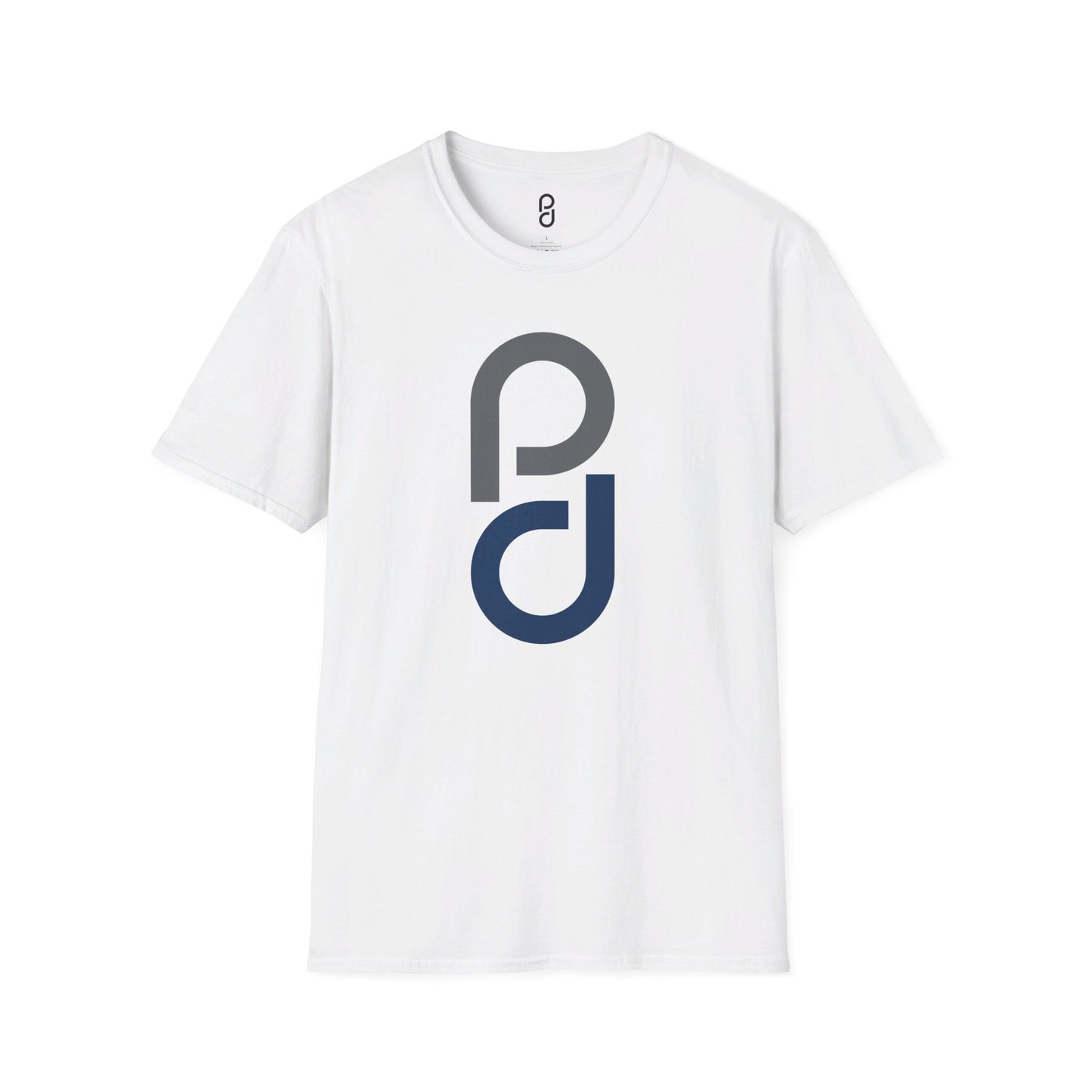 PD Pickleball Blues II - Gray Blue Unisex Softstyle T-Shirt