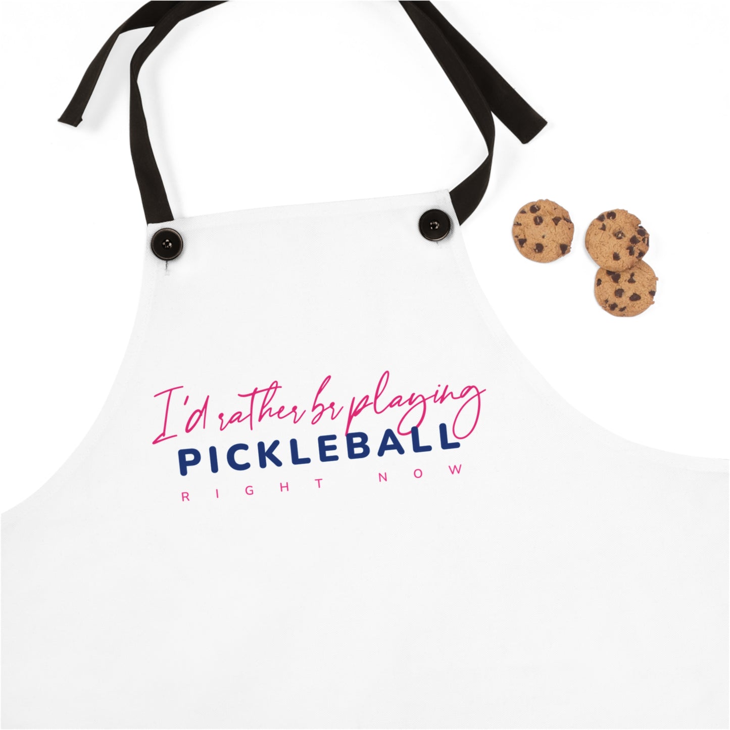 I'd Rather be Playing Pickleball Apron (AOP)