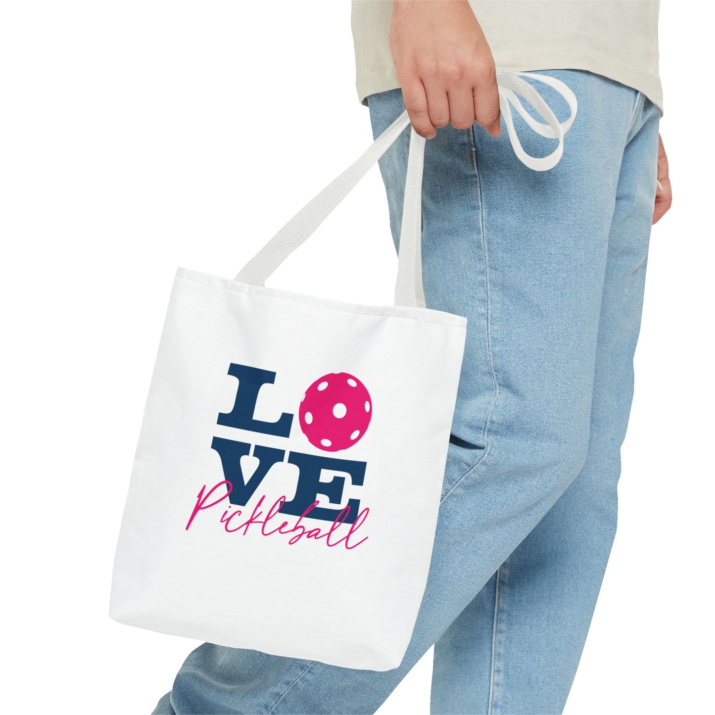 Love Pickleball I Tote Bag (AOP)