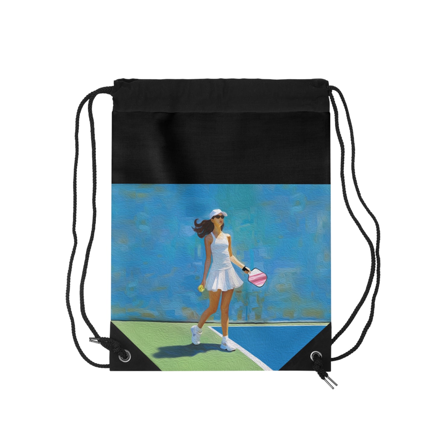 Pickleball "Courtside" Limited Edition Drawstring Bag