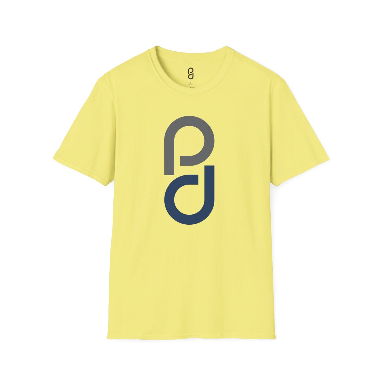 PD Pickleball Blues II - Gray Blue Unisex Softstyle T-Shirt