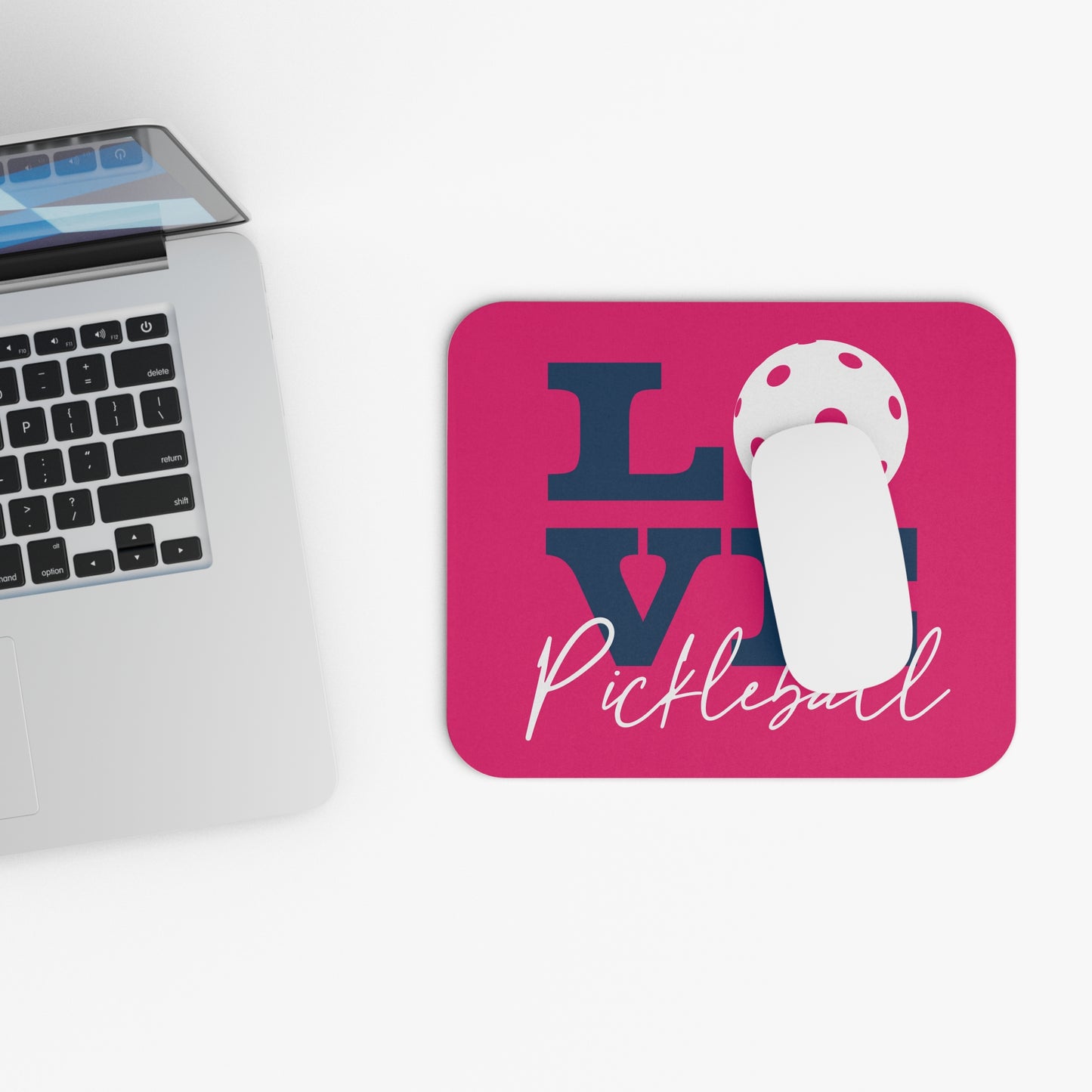 Love Pickleball I Mouse Pad (Rectangle)