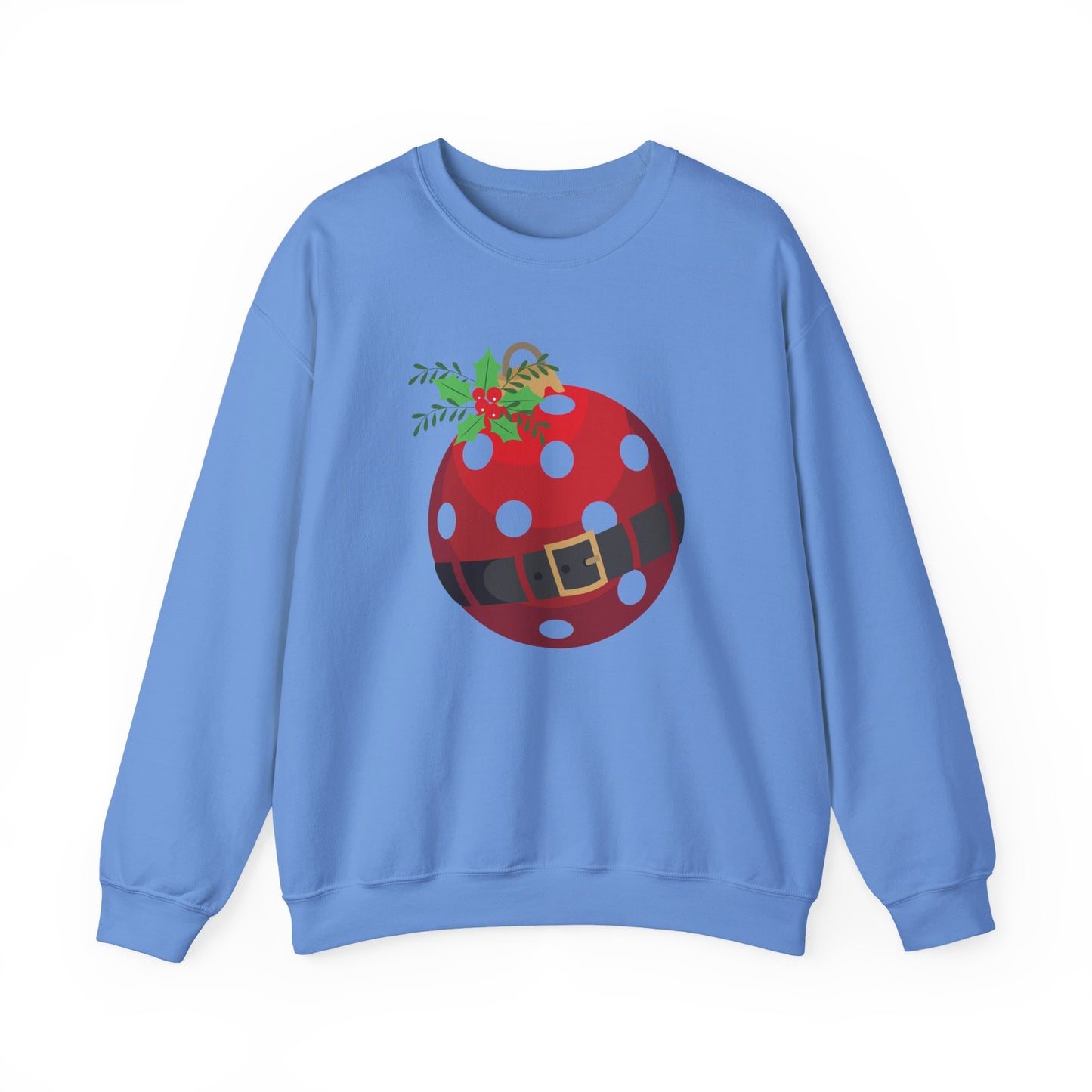 Santa Pickleball Ornament Unisex Heavy Blend™ Crewneck Sweatshirt