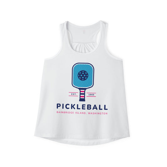 1965 Pickleball Blue Paddle Women's Tank Top (AOP)