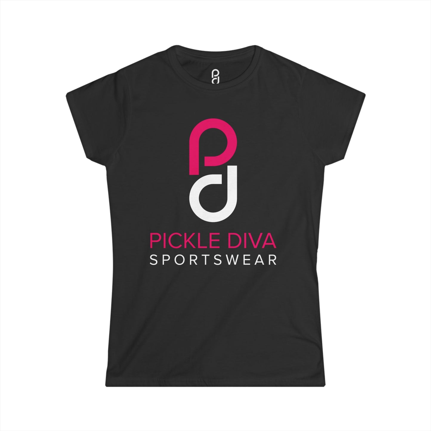 Pickleball Diva Inner Champion I Women's Softstyle Dark Tee