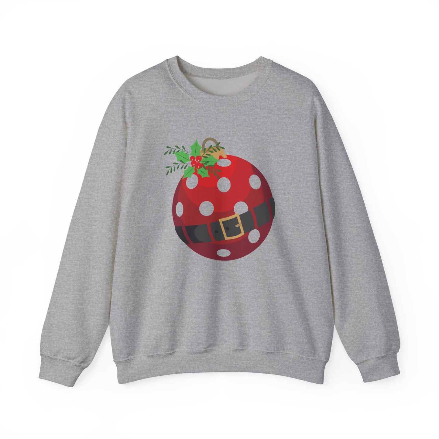 Santa Pickleball Ornament Unisex Heavy Blend™ Crewneck Sweatshirt