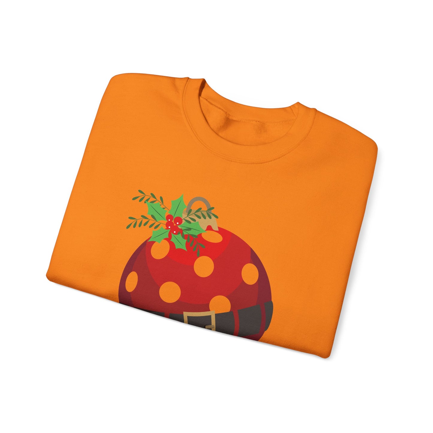 Santa Pickleball Ornament Unisex Heavy Blend™ Crewneck Sweatshirt