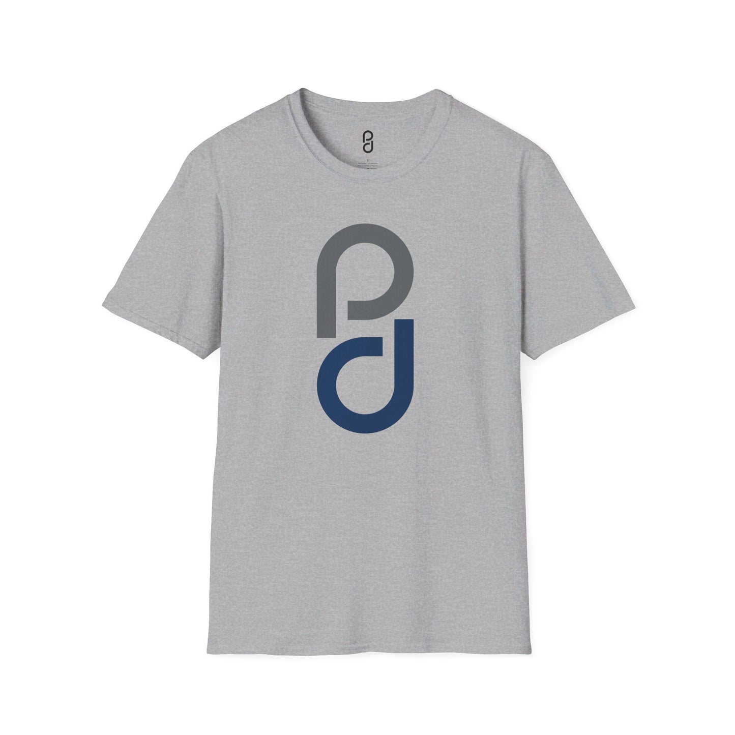 PD Pickleball Blues II - Gray Blue Unisex Softstyle T-Shirt