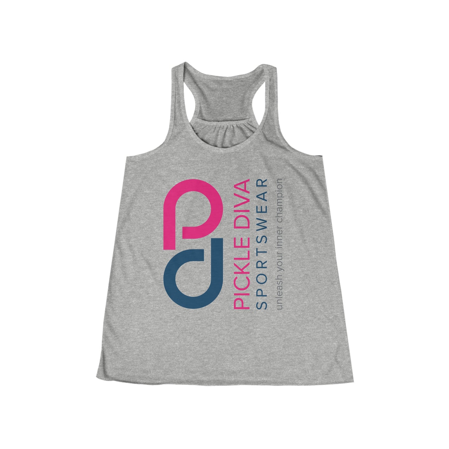 Pickleball Diva Inner Champion III Women's Flowy Racerback Tank