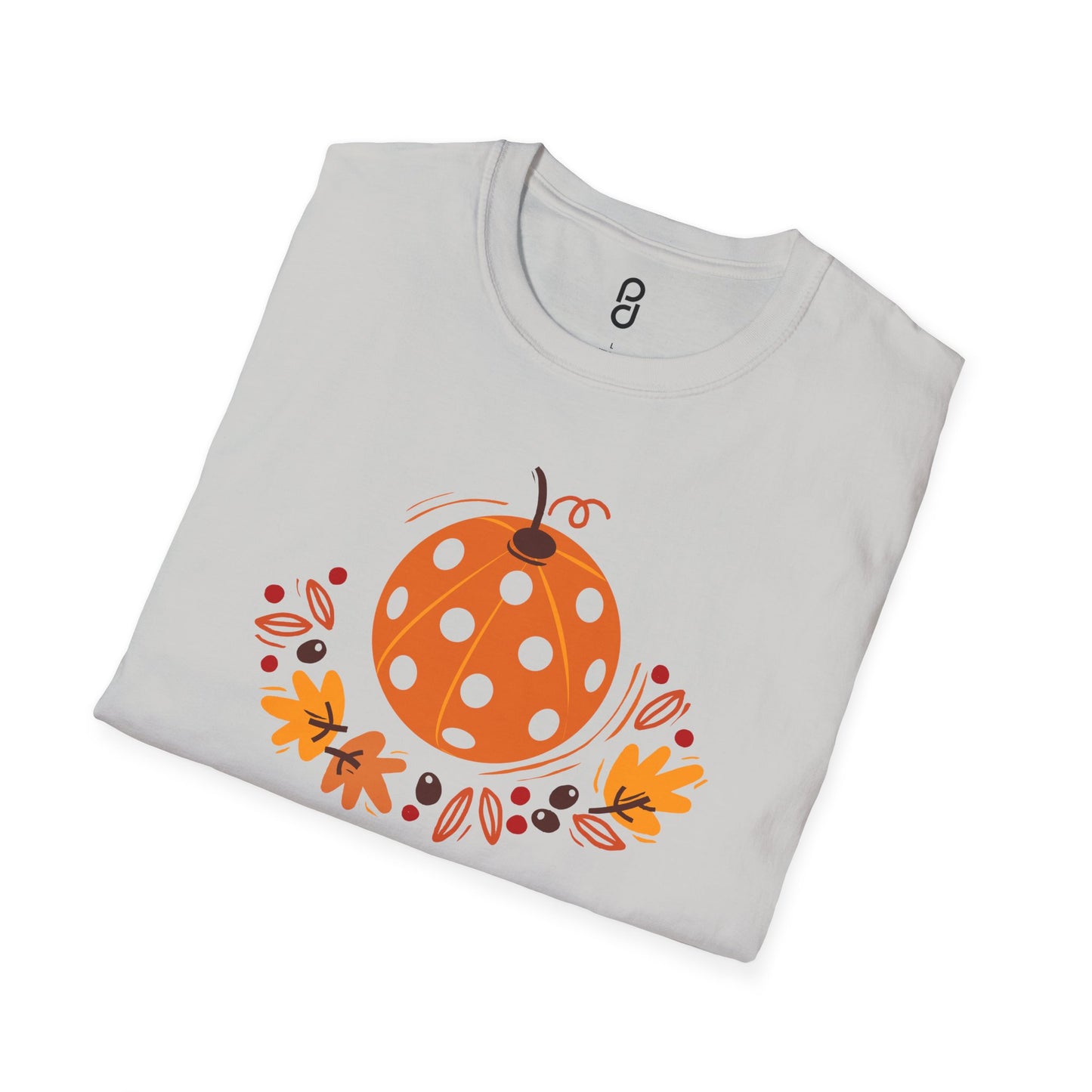 Pickleball Pumpkin Happy Thanksgiving Unisex Softstyle T-Shirt
