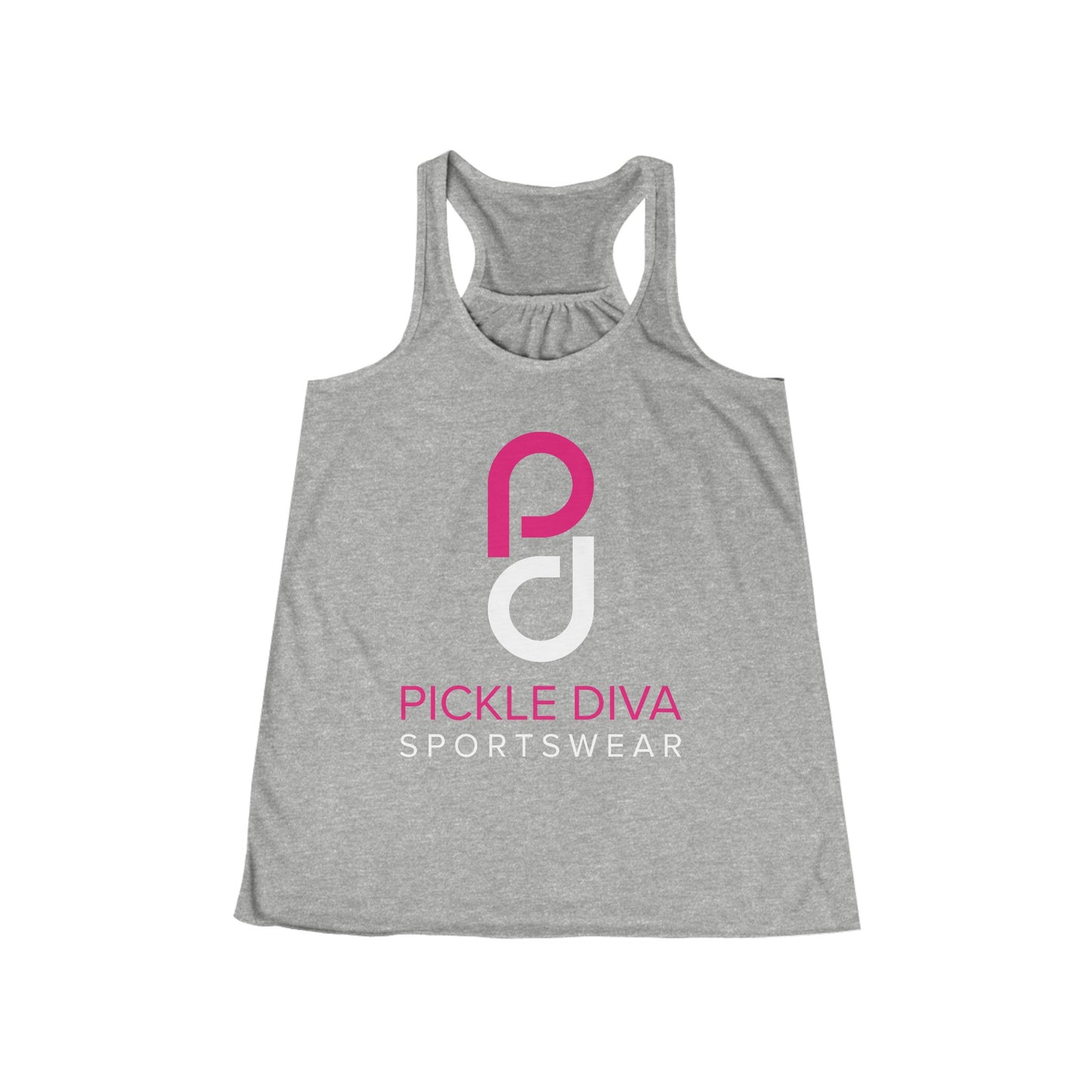 Pickleball Diva Inner Champion I Women's Flowy Racerback Tank