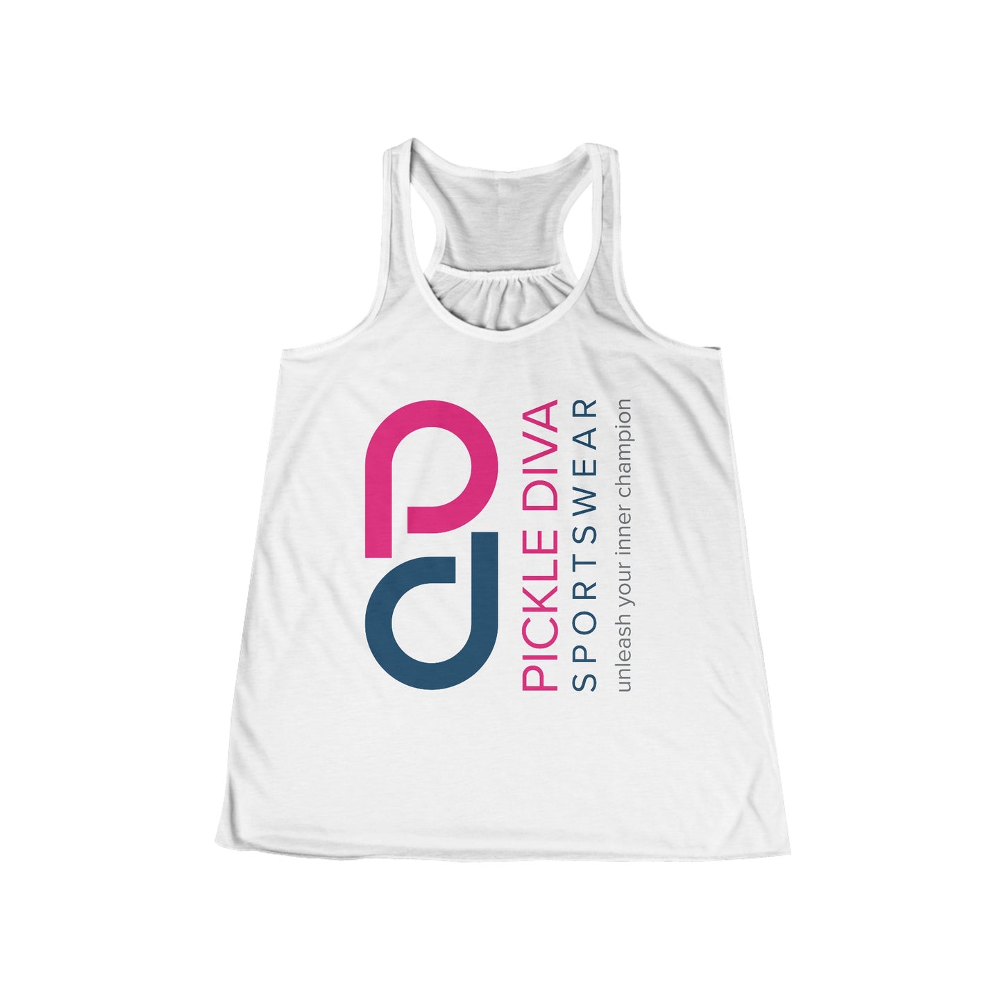 Pickleball Diva Inner Champion III Women's Flowy Racerback Tank