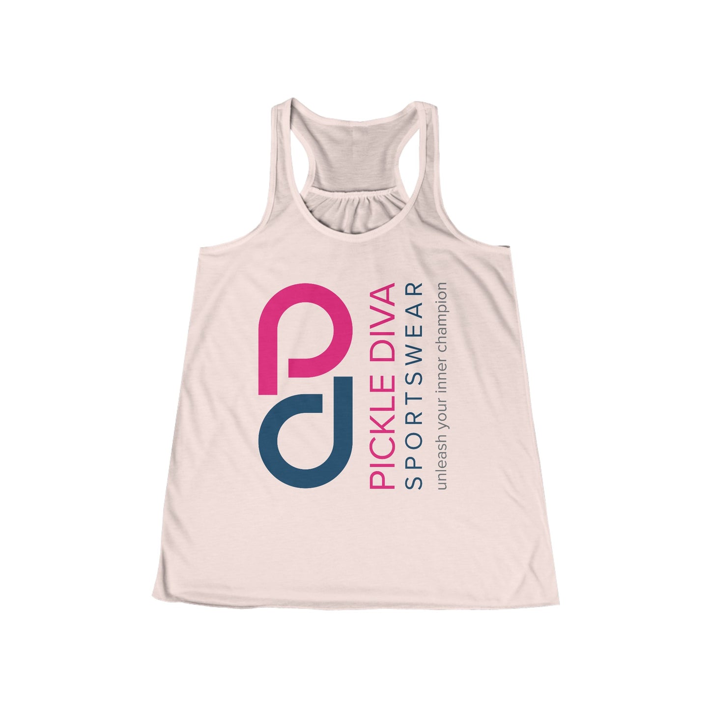 Pickleball Diva Inner Champion III Women's Flowy Racerback Tank