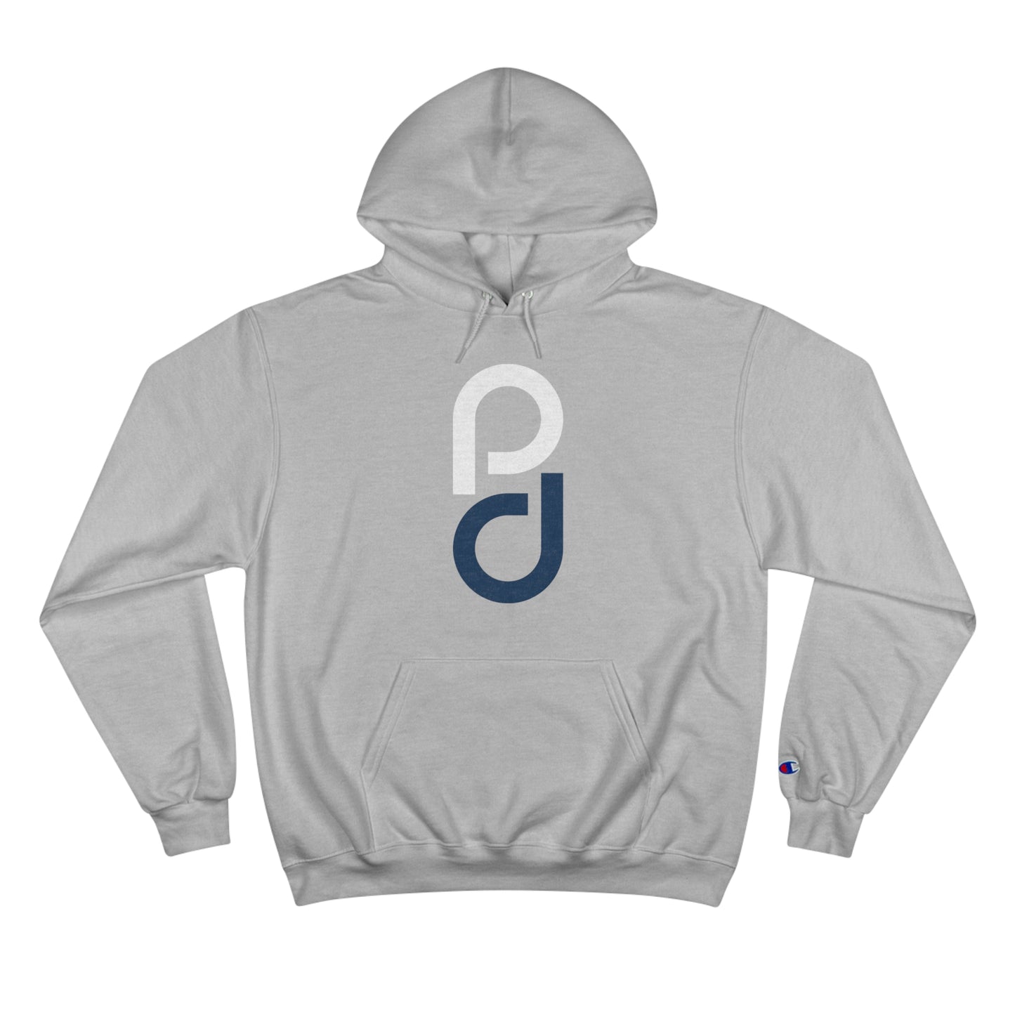 PD Pickleball Blues III – White Blue Champion Hoodie