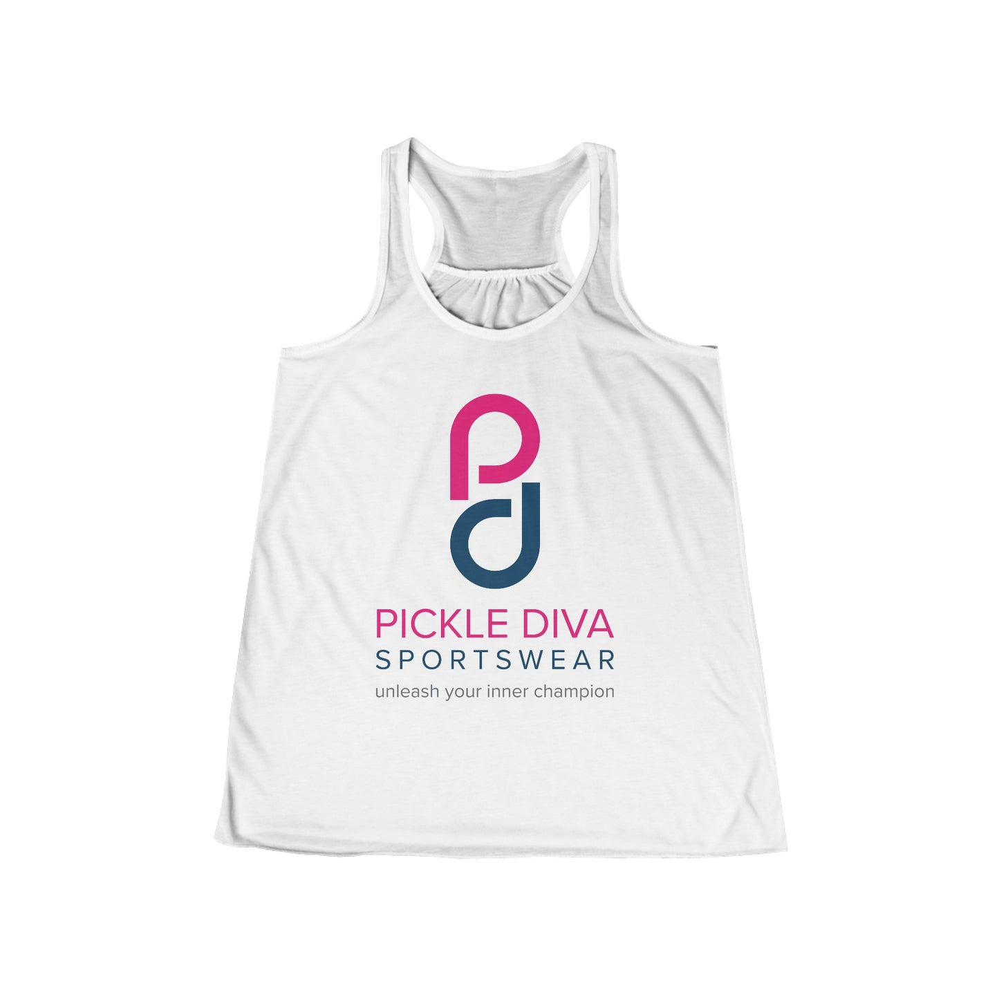 Pickleball Diva Inner Champion I Women's Flowy Racerback Tank