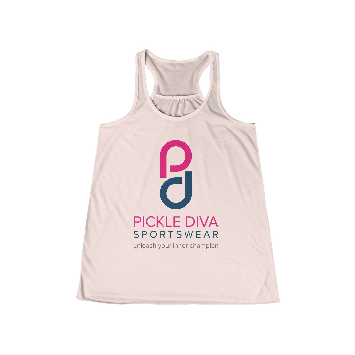 Pickleball Diva Inner Champion I Women's Flowy Racerback Tank