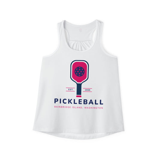 1965 Pickleball Pink Paddle Women's Tank Top (AOP)