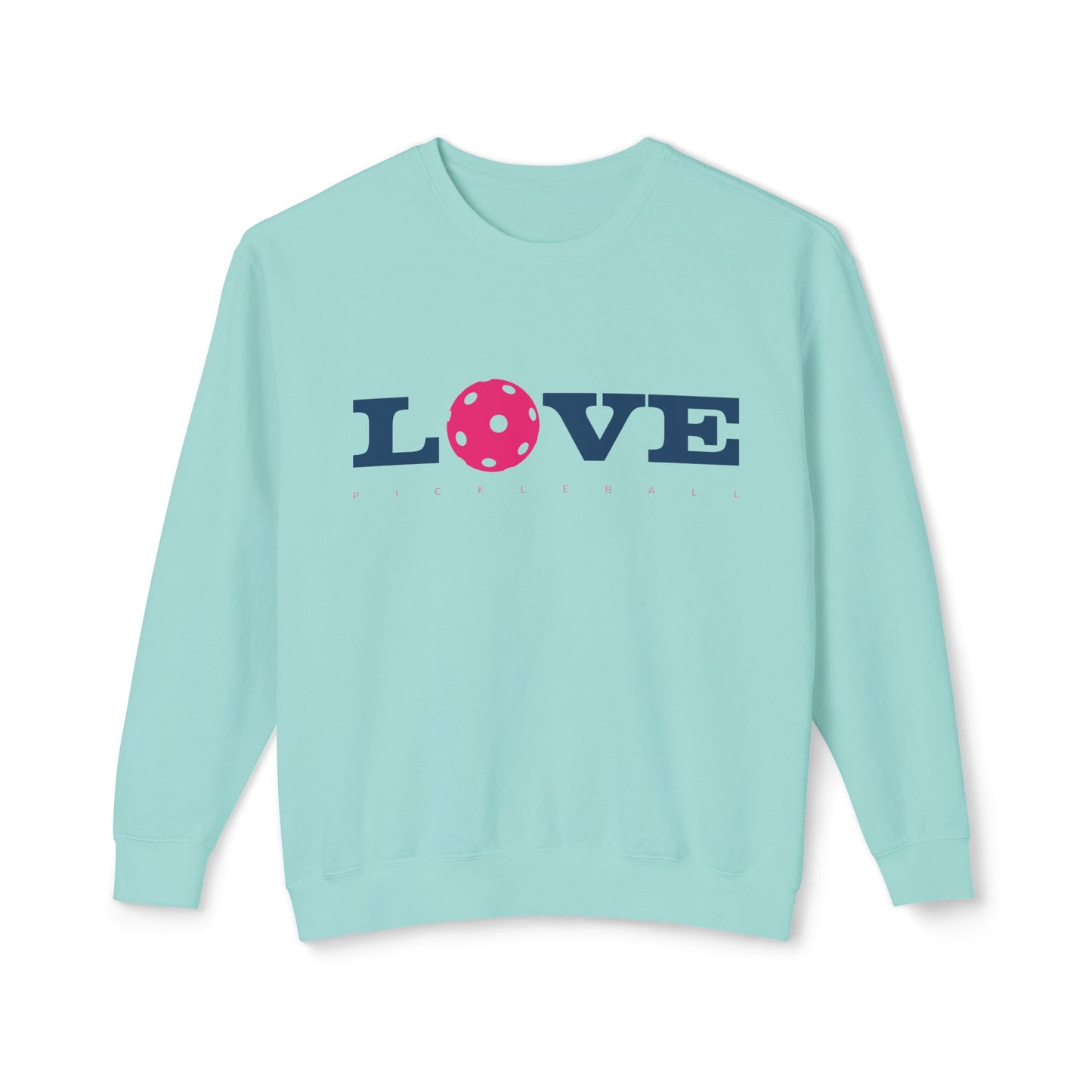 Love Pickleball II Unisex Lightweight Crewneck Sweatshirt