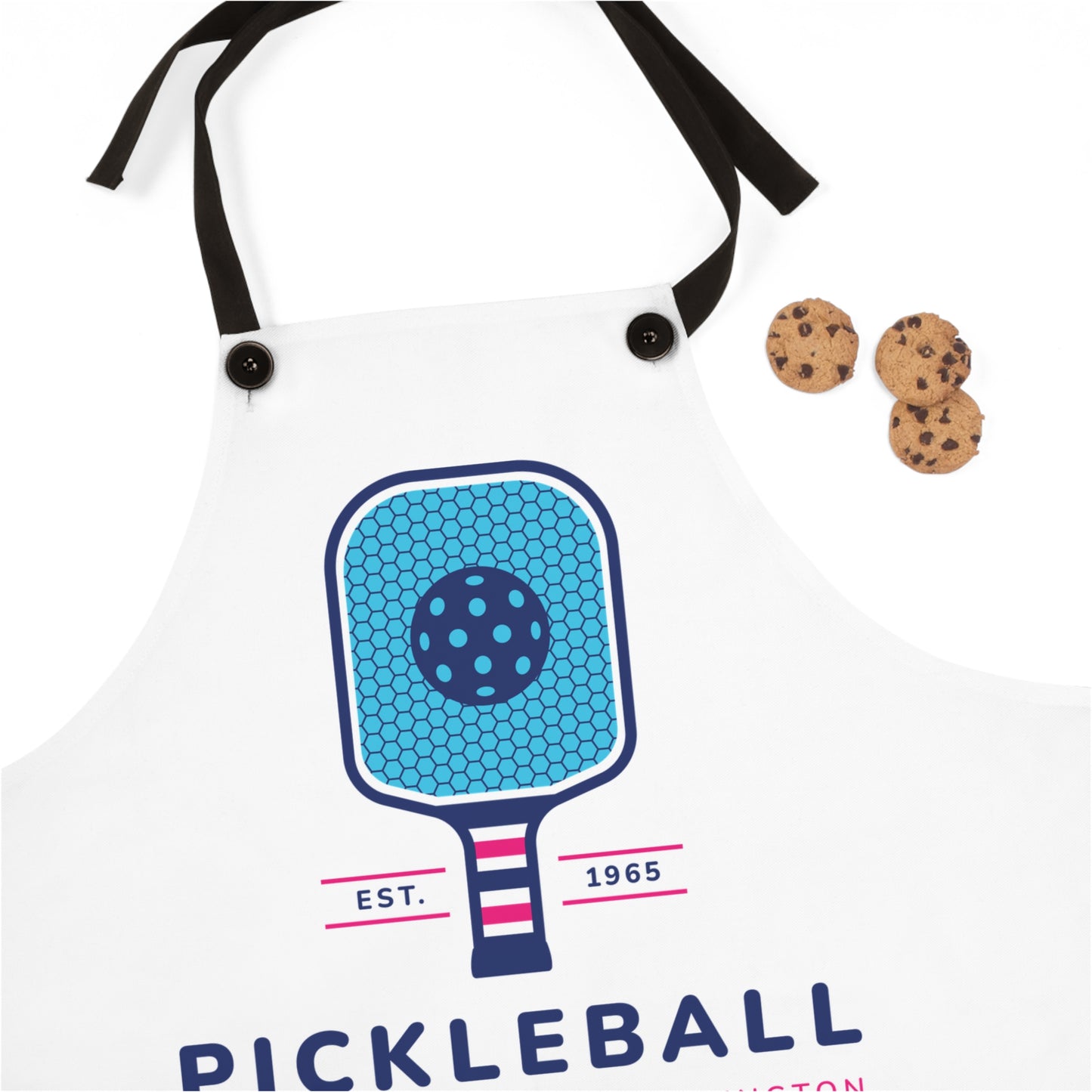 1965 Pickleball Blue Paddle Apron (AOP)