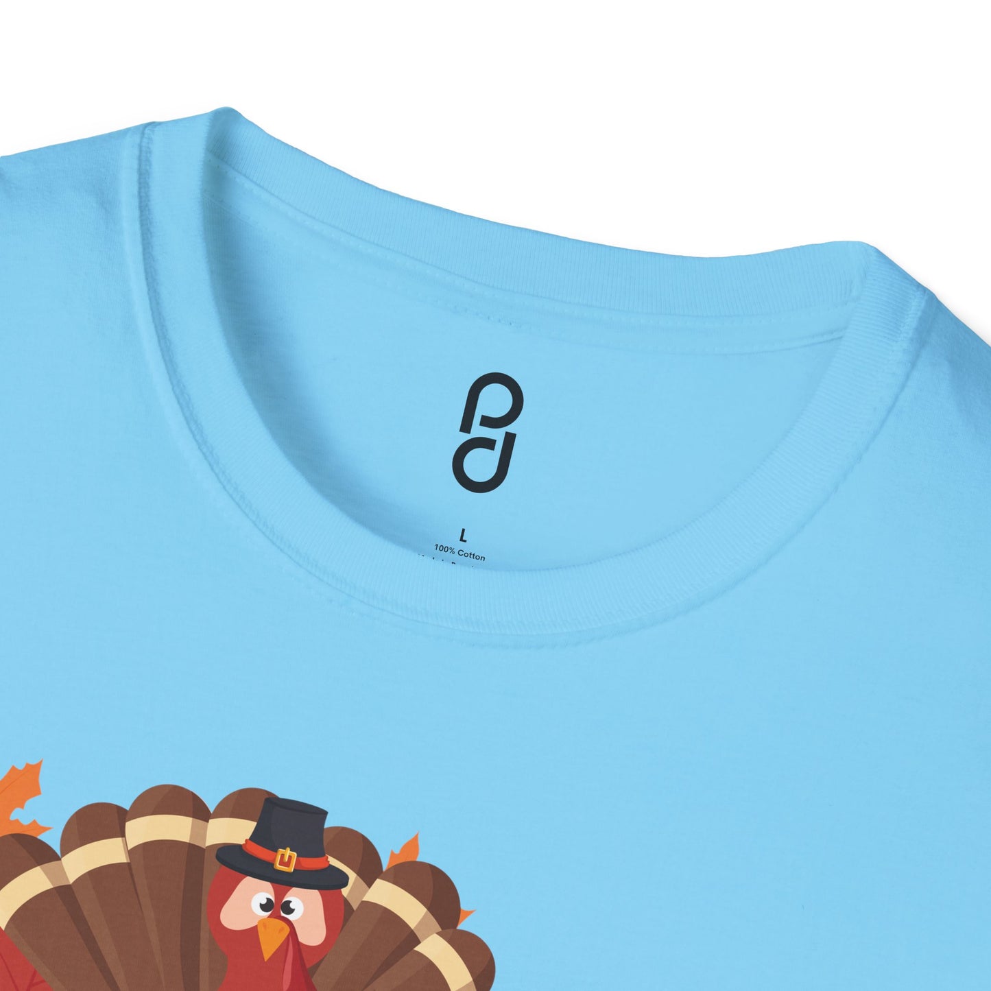 Thanksgiving Turkey Pickleball Unisex Softstyle T-Shirt