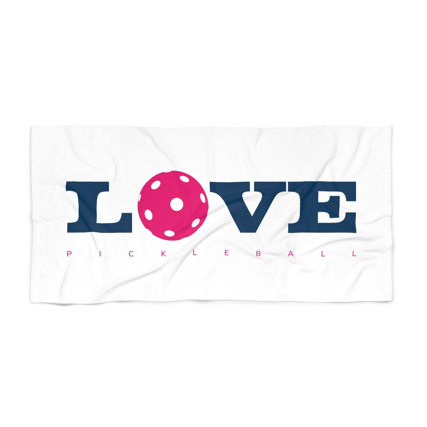 Love Pickleball II Beach Towel