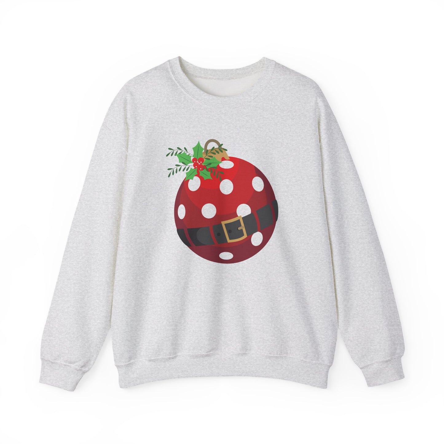 Santa Pickleball Ornament Unisex Heavy Blend™ Crewneck Sweatshirt