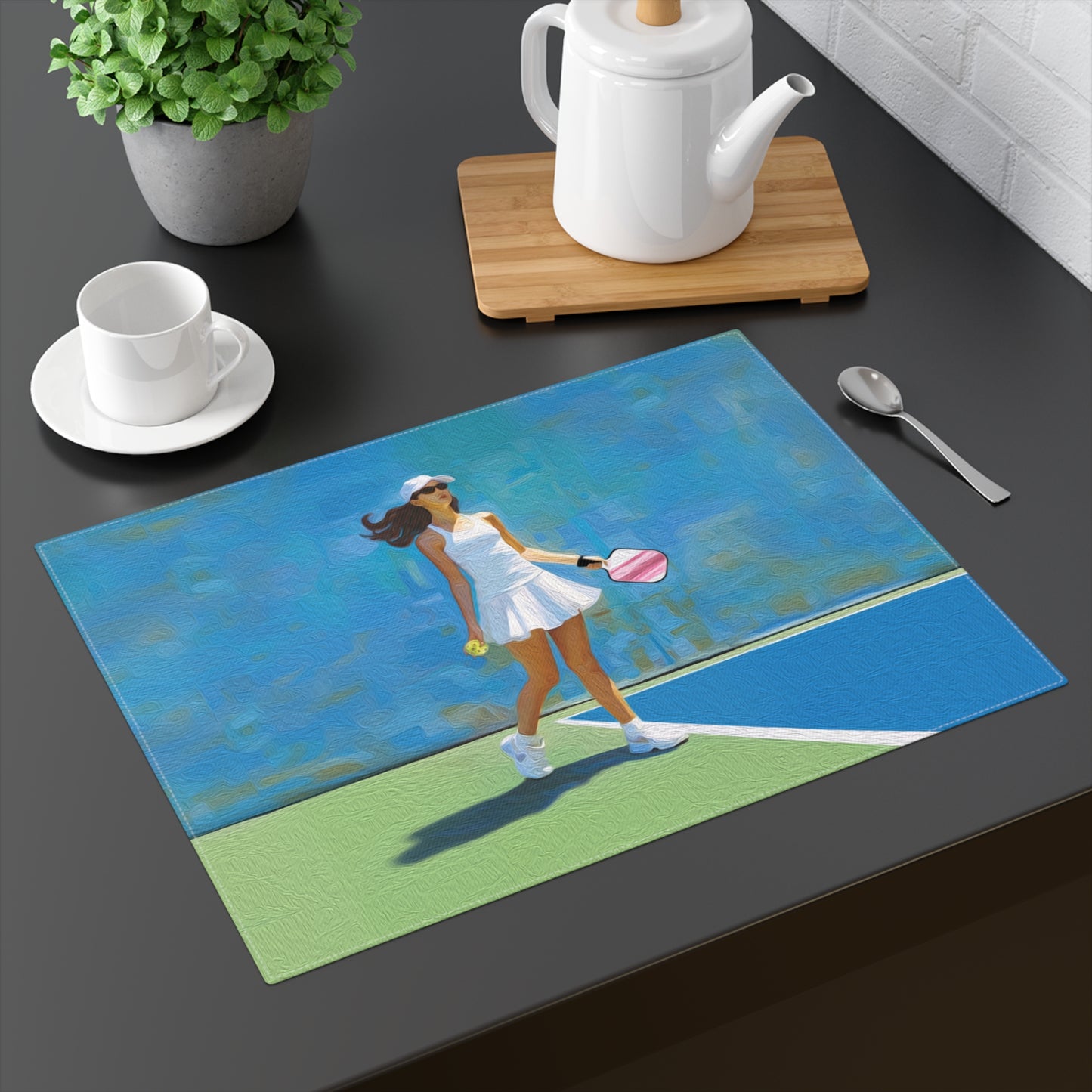 Pickleball "Courtside" Limited Edition Placemat, 1pc