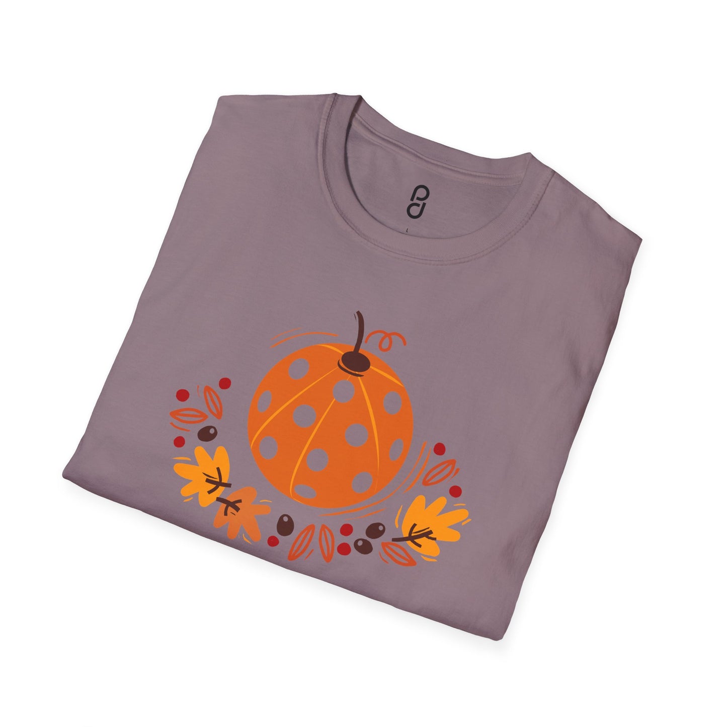 Pickleball Pumpkin Happy Thanksgiving Unisex Softstyle T-Shirt
