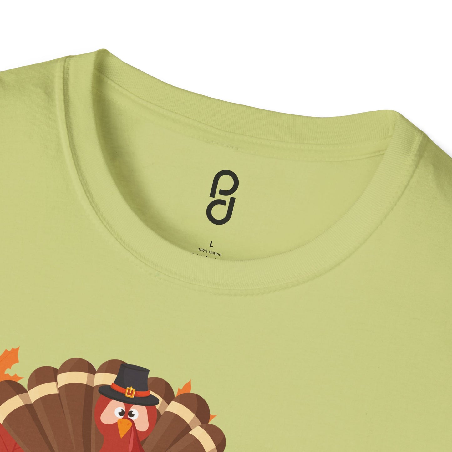Thanksgiving Turkey Pickleball Unisex Softstyle T-Shirt