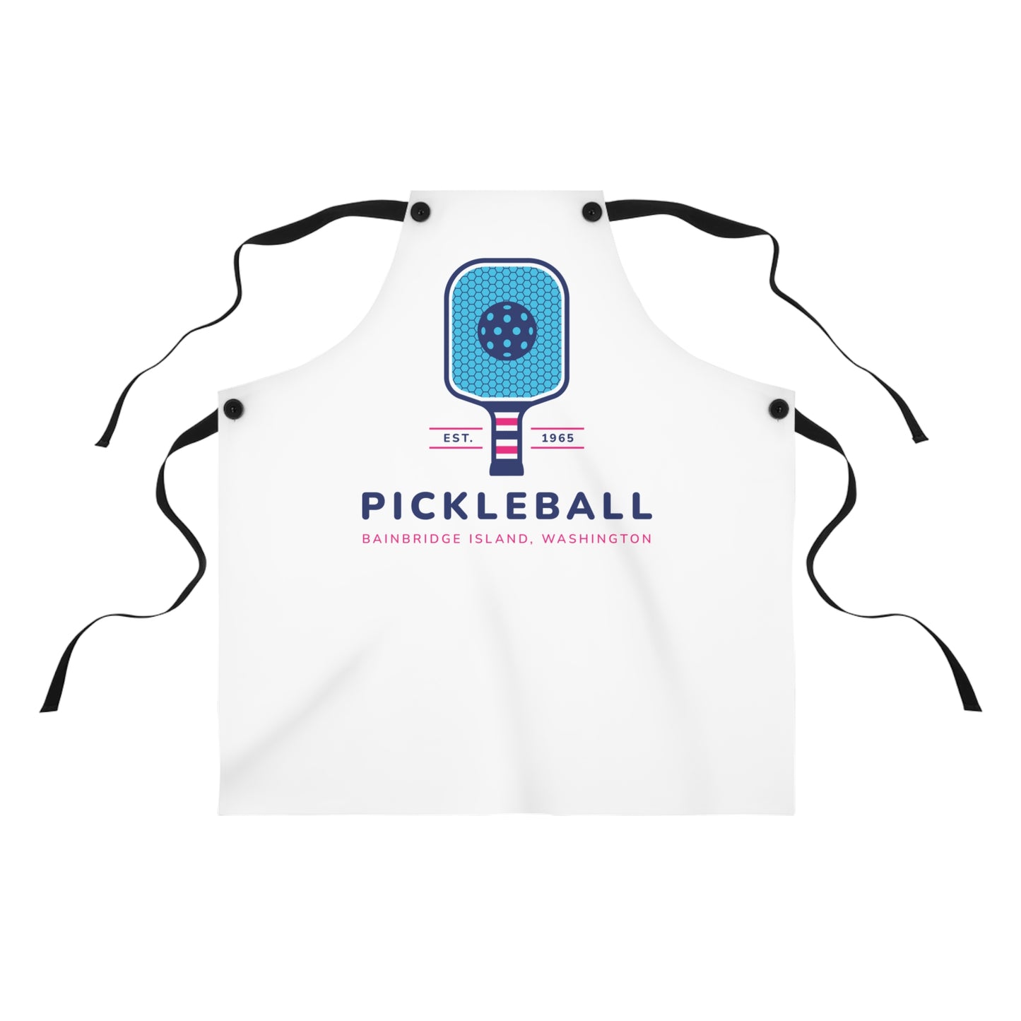 1965 Pickleball Blue Paddle Apron (AOP)