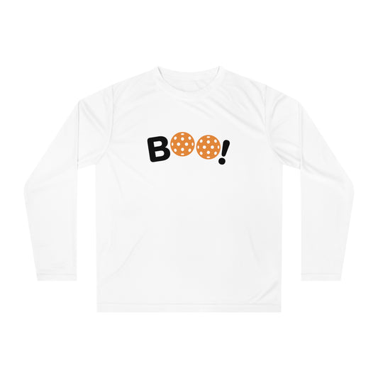 Pickleball Halloween Boo Unisex Performance Long Sleeve Shirt