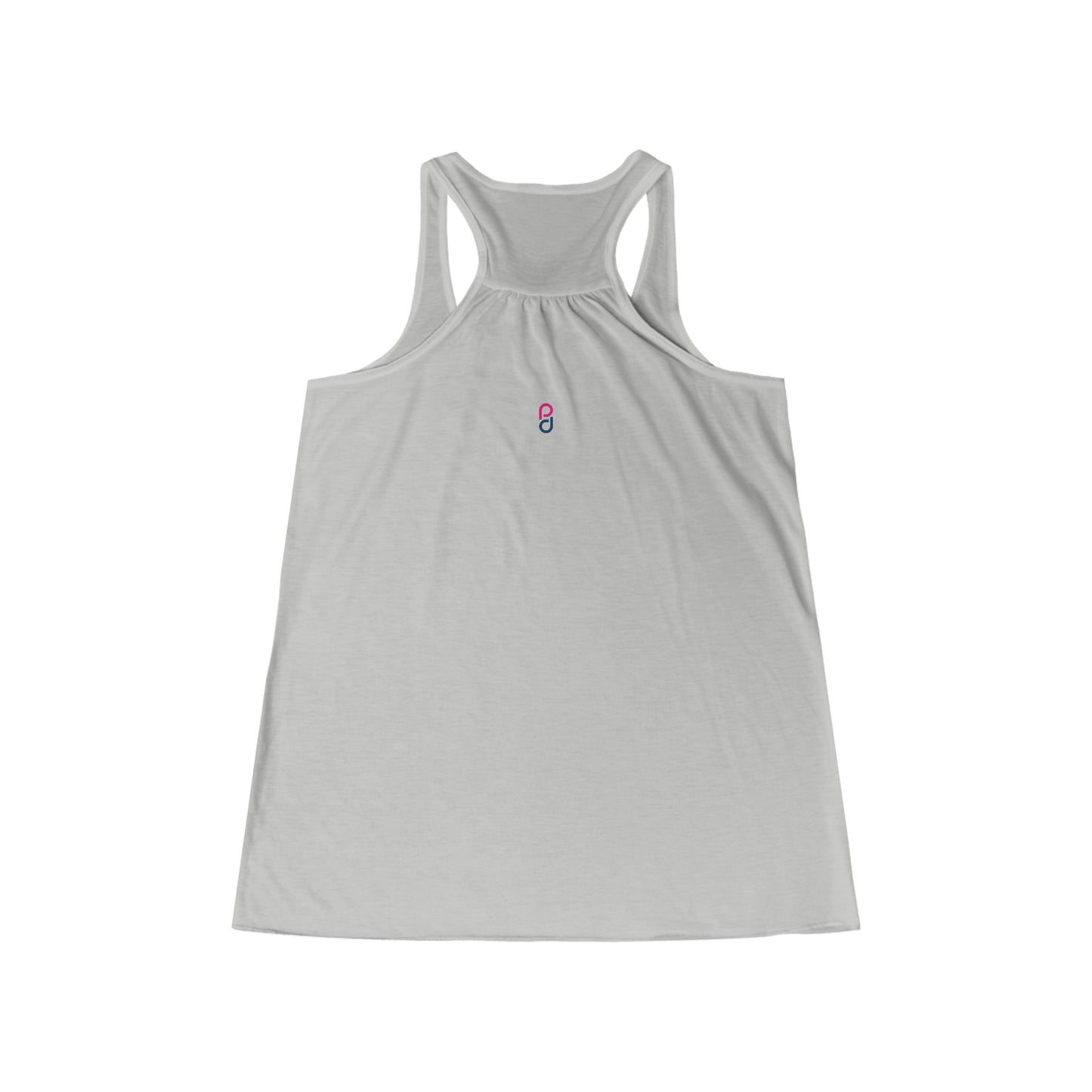 1965 Pickleball Ball and Net Women's Flowy Racerback Tank