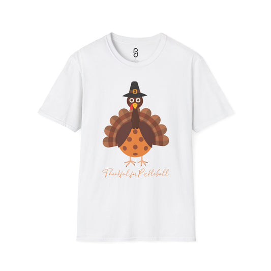 Thankful for Pickleball Unisex Softstyle T-Shirt