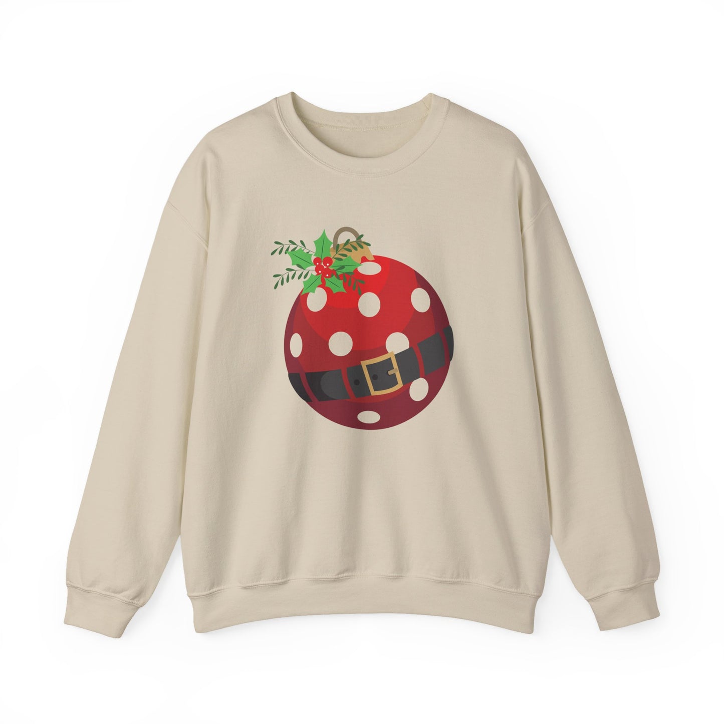 Santa Pickleball Ornament Unisex Heavy Blend™ Crewneck Sweatshirt
