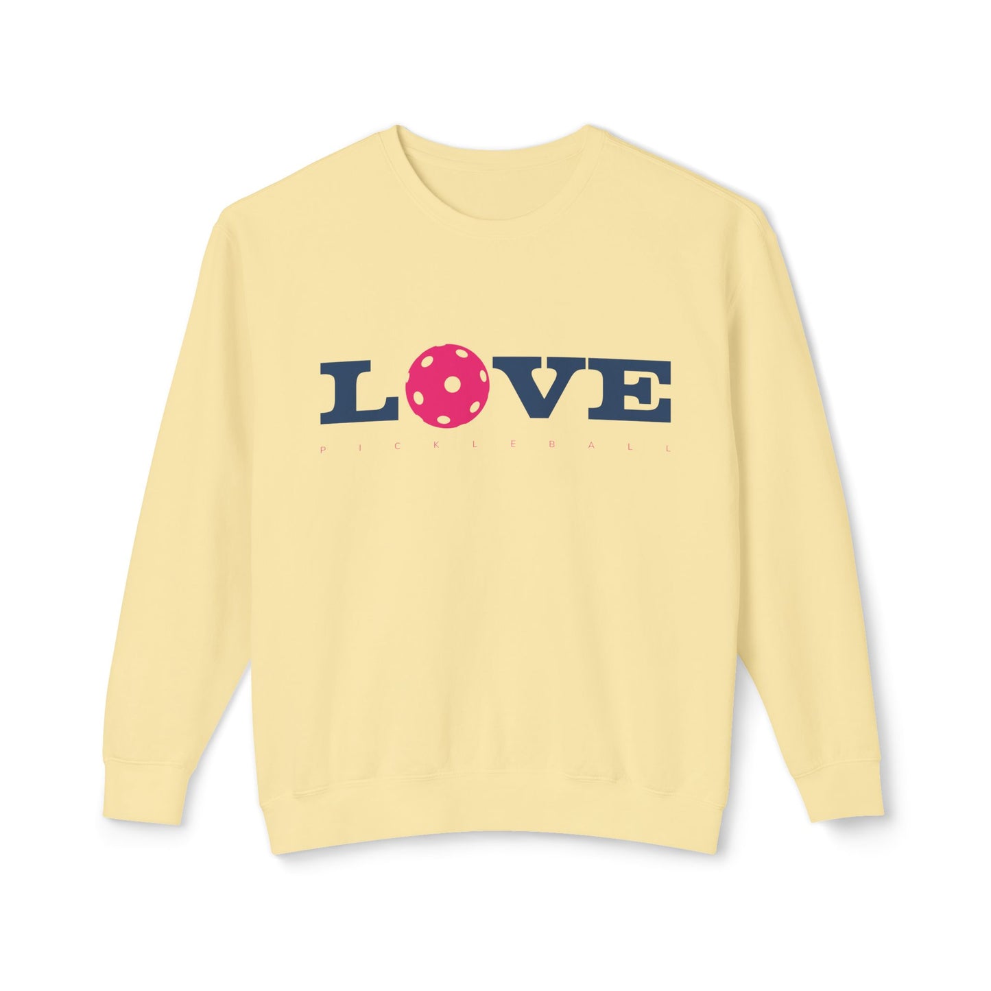 Love Pickleball II Unisex Lightweight Crewneck Sweatshirt