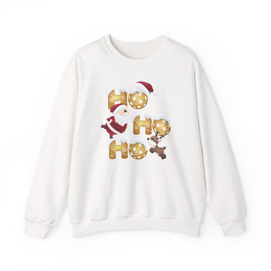 Ho Ho Ho Santa Pickleball Unisex Heavy Blend™ Crewneck Sweatshirt