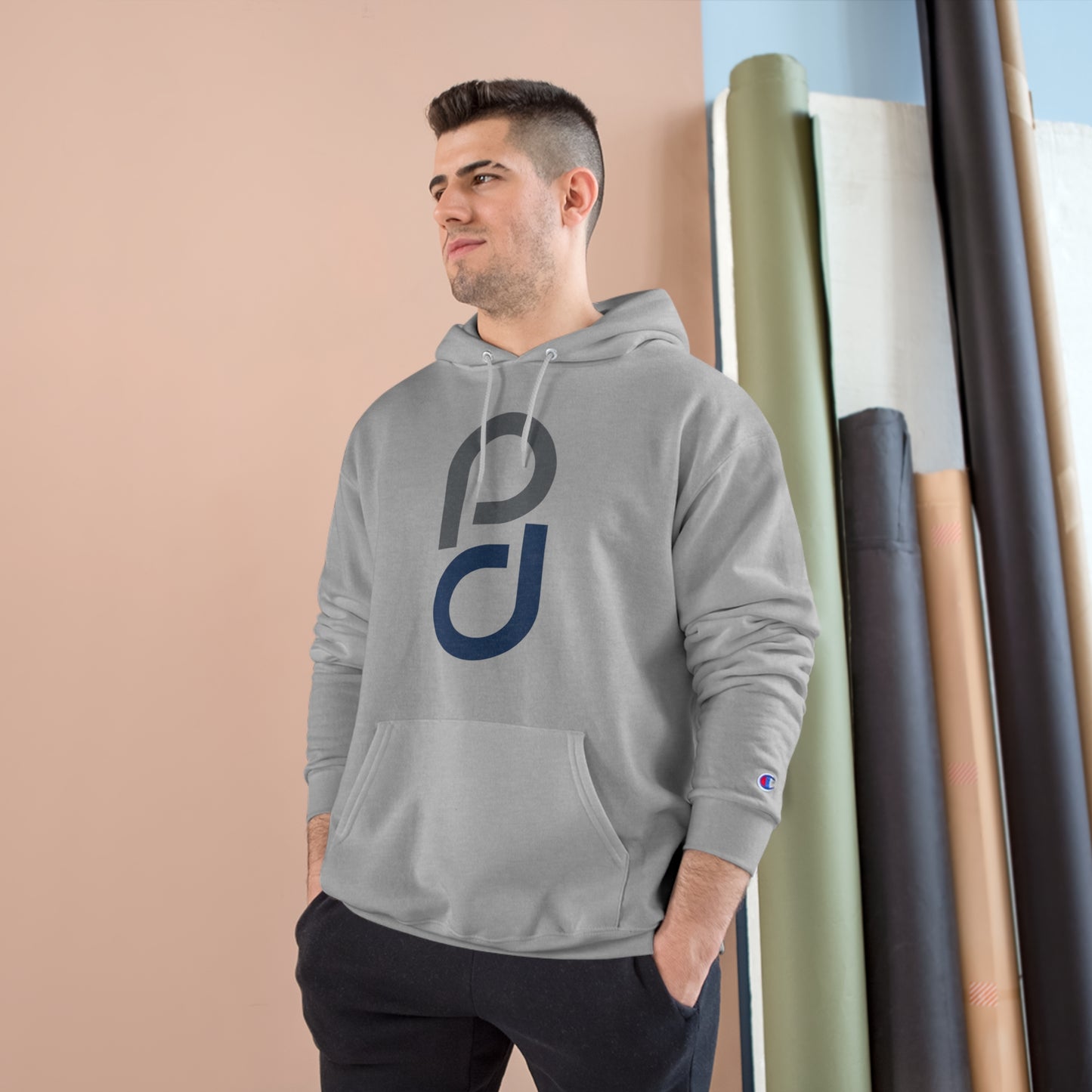 PD Pickleball Blues II - Gray Blue Champion Hoodie