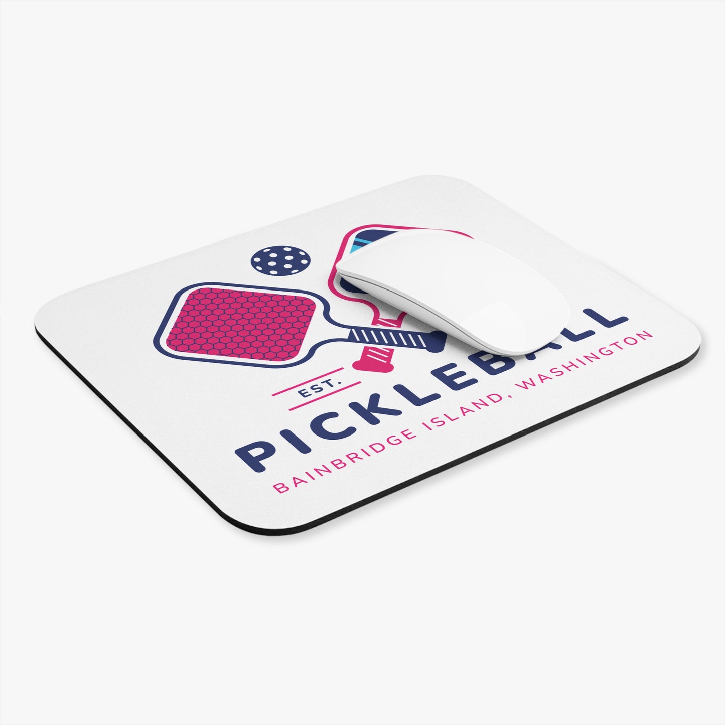 1965 Pickleball Double Paddles Mouse Pad (Rectangle)