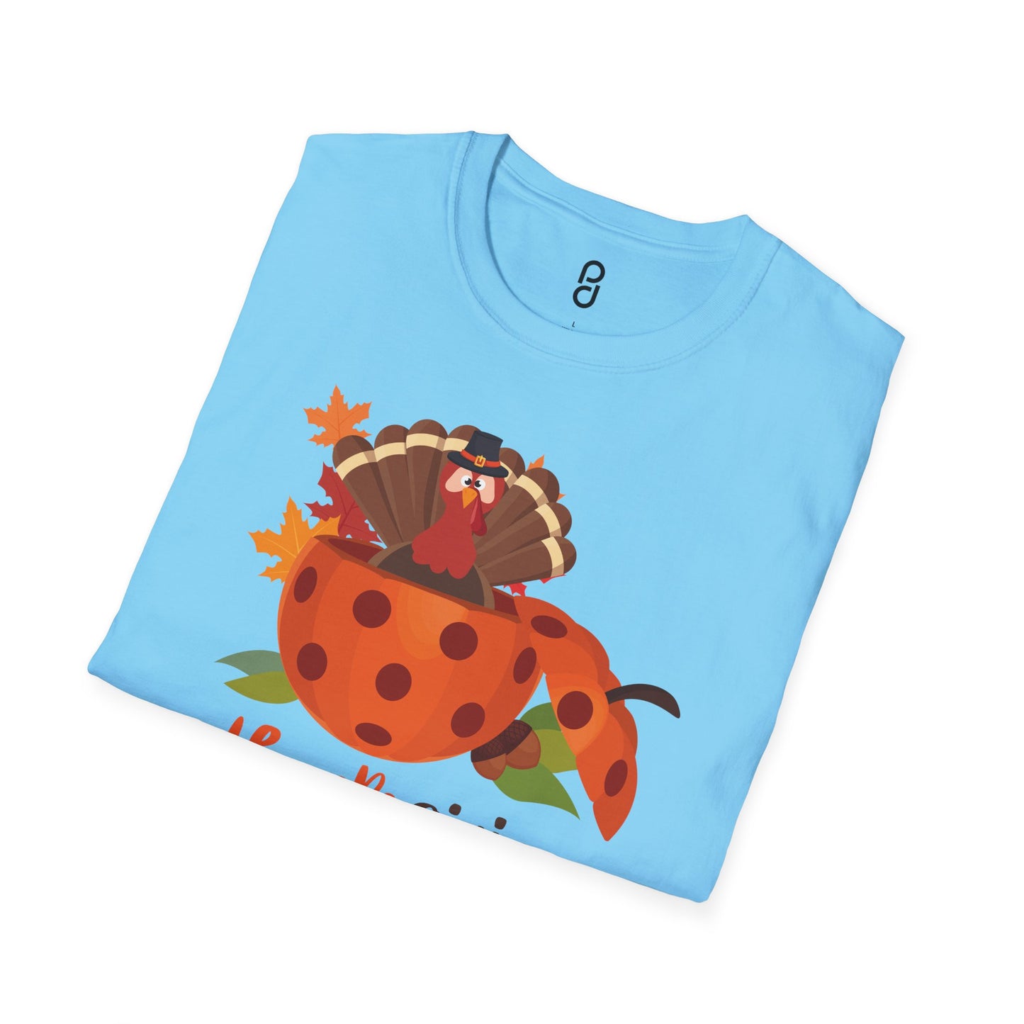 Thanksgiving Turkey Pickleball Unisex Softstyle T-Shirt