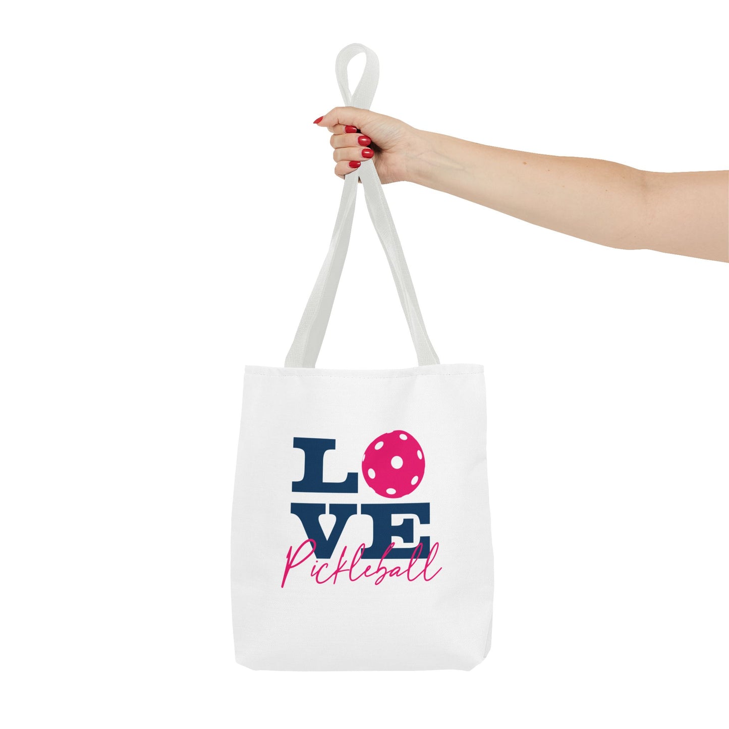 Love Pickleball I Tote Bag (AOP)