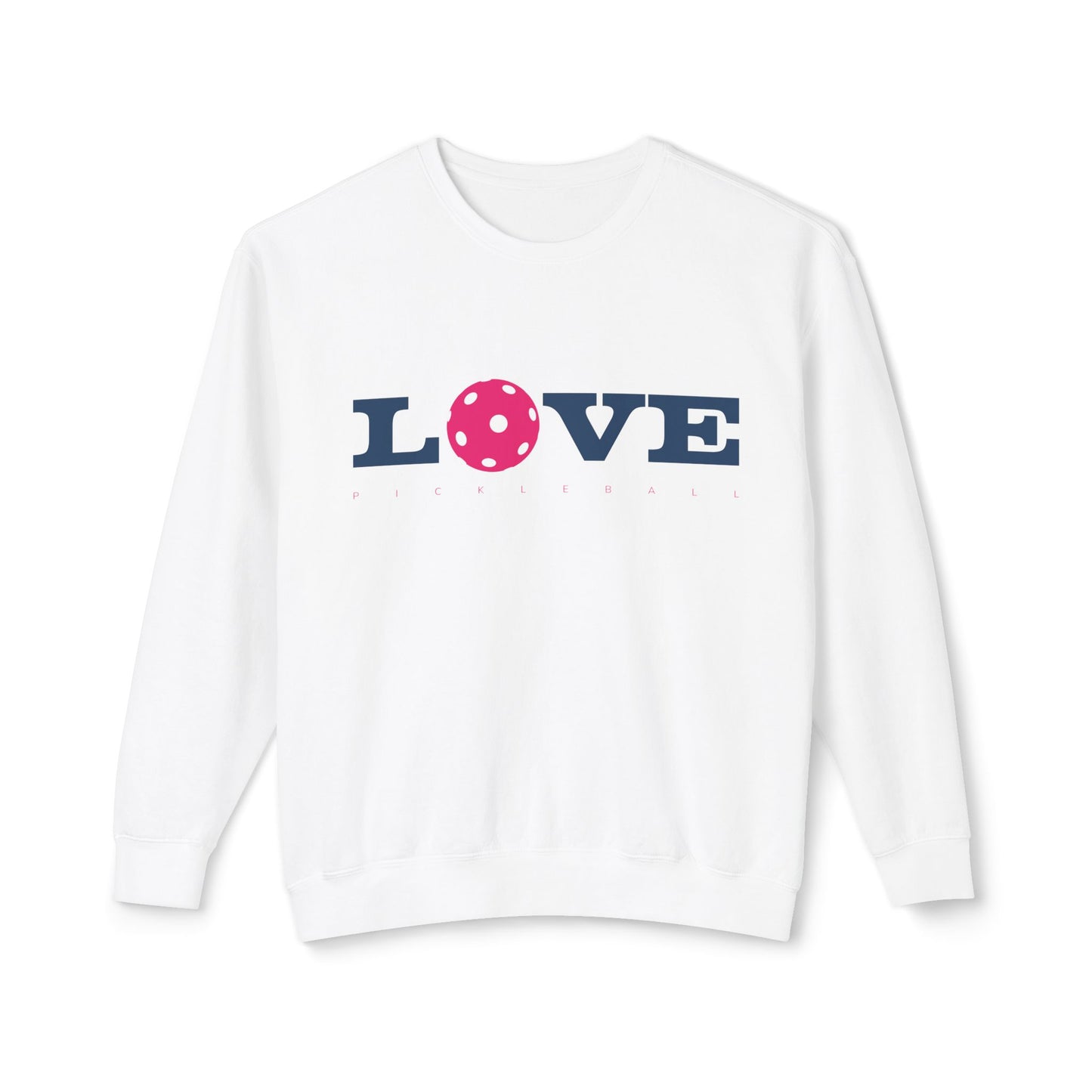 Love Pickleball II Unisex Lightweight Crewneck Sweatshirt