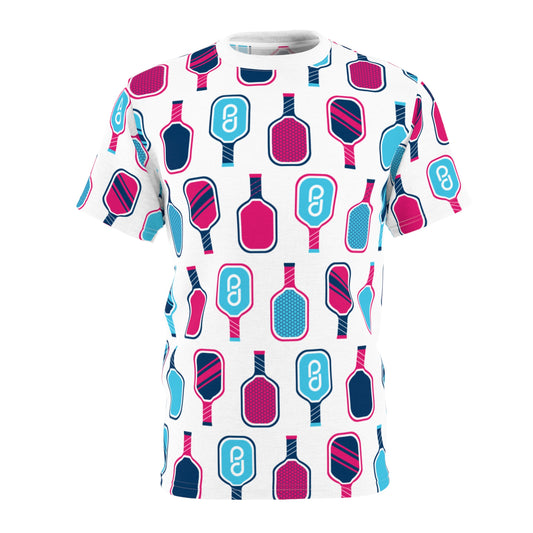 1965 Pickleball Paddles Unisex Cut & Sew Tee (AOP)